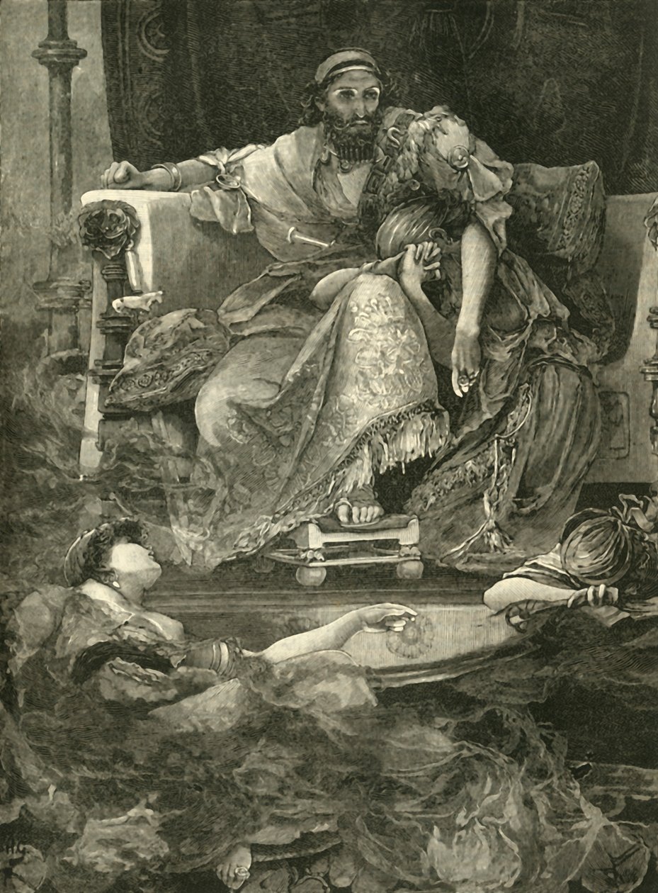 A morte de Sardanapalus, 1890. de Unbekannt