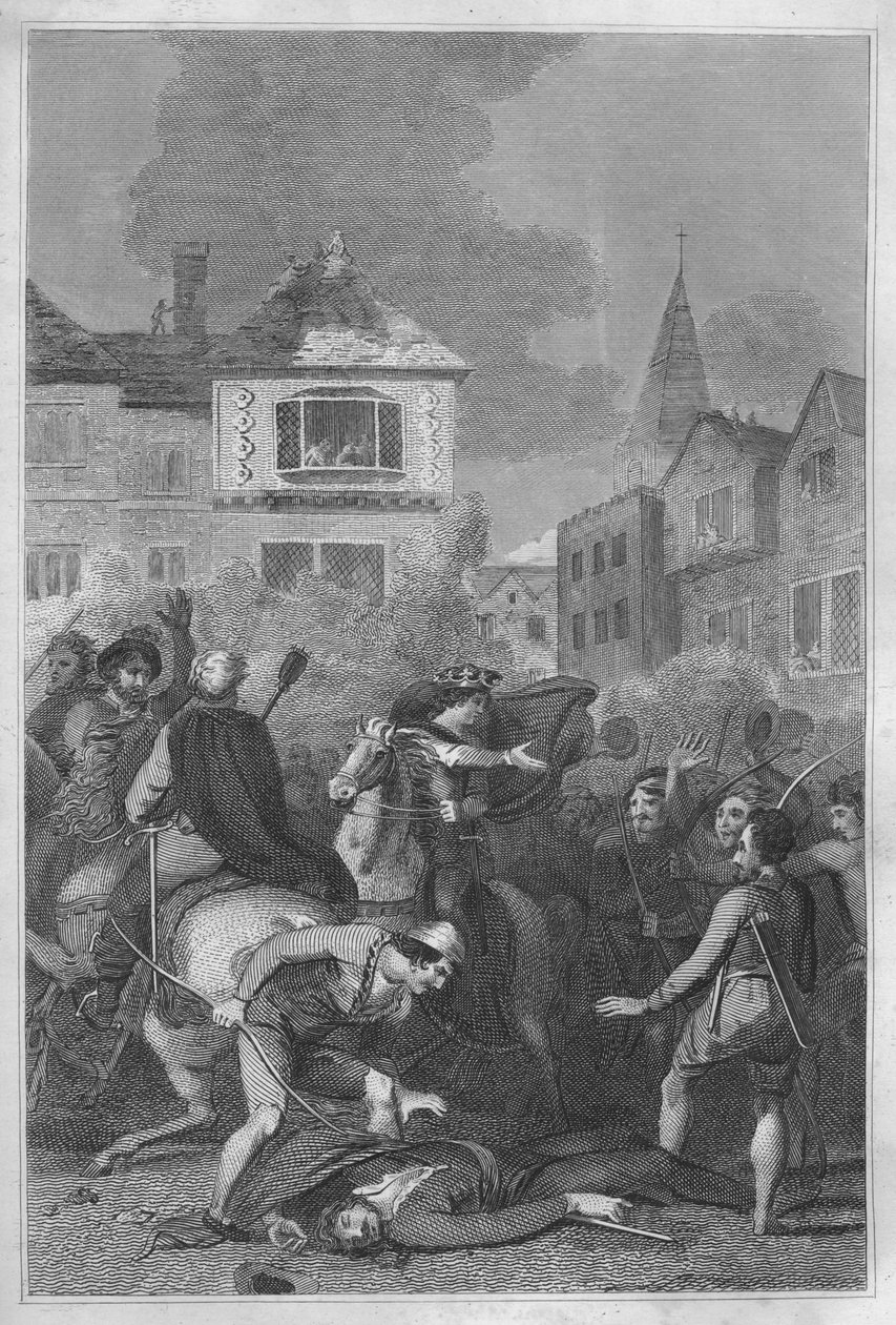 A morte de Wat Tyler, 1838 de Unbekannt