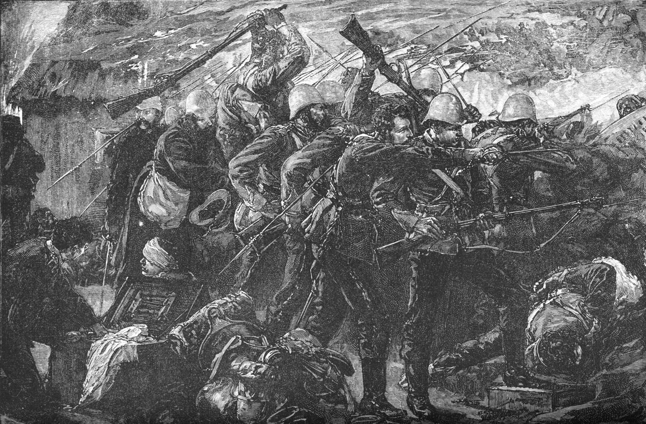 A defesa da deriva de Rorkes, c1880 de Unbekannt