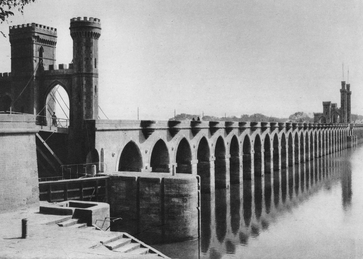 Barragem Delta, Cairo, Egito, c1920s de Unbekannt