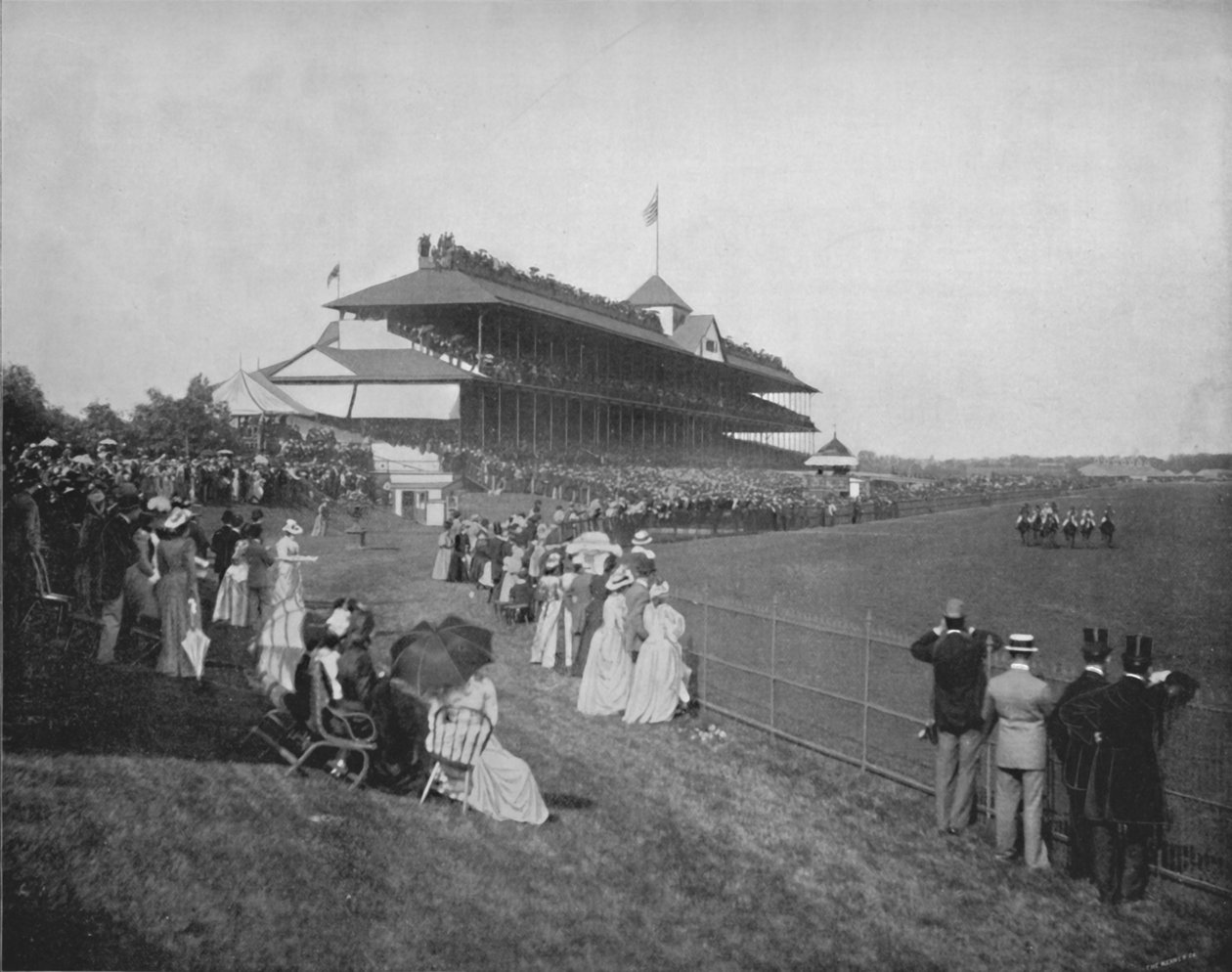 O Derby em Chicago, século XIX de Unbekannt