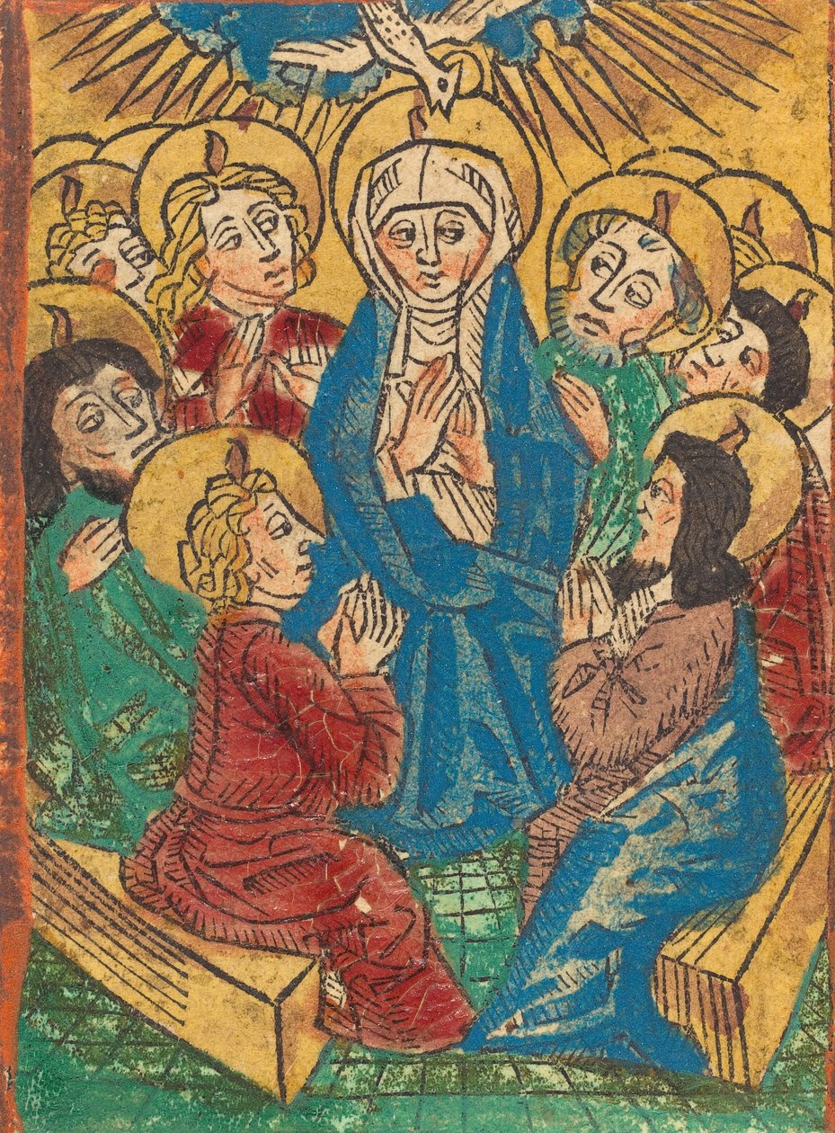 A Descida do Espírito Santo, c. 1490. de Unbekannt