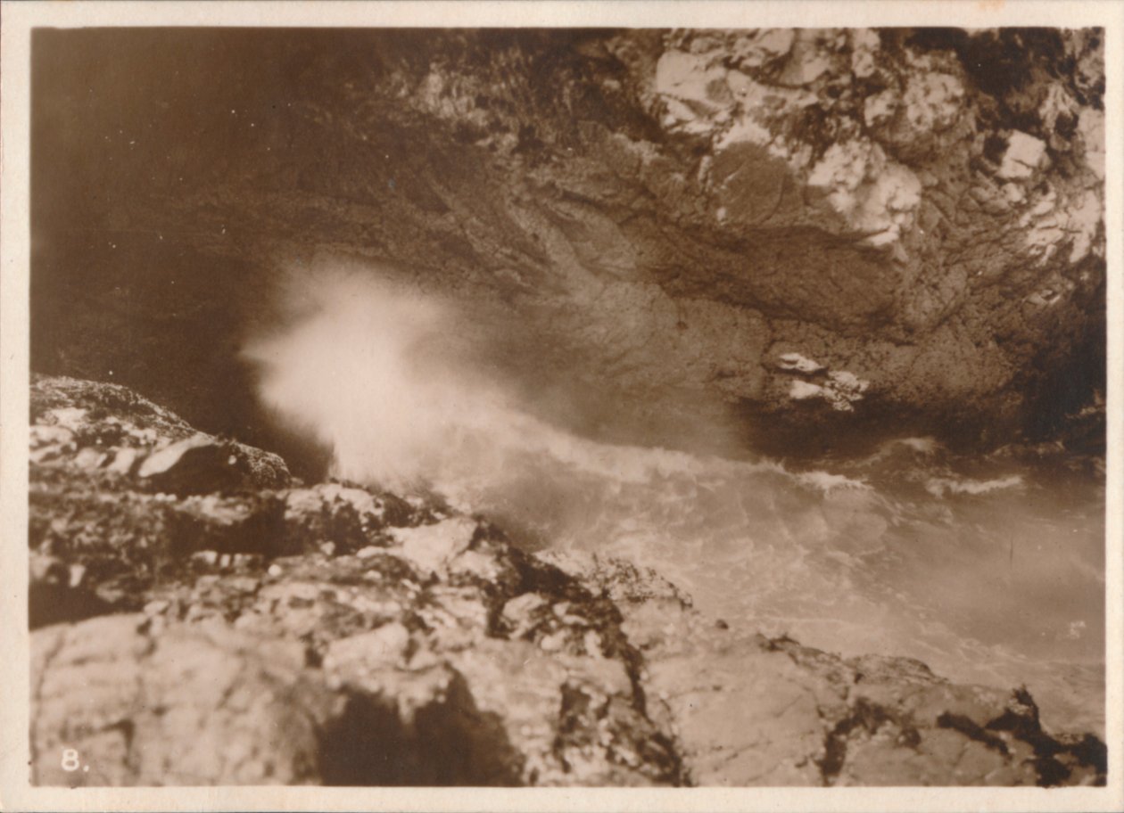 Os foles dos diabos, angra de Kynance, 1927 de Unbekannt