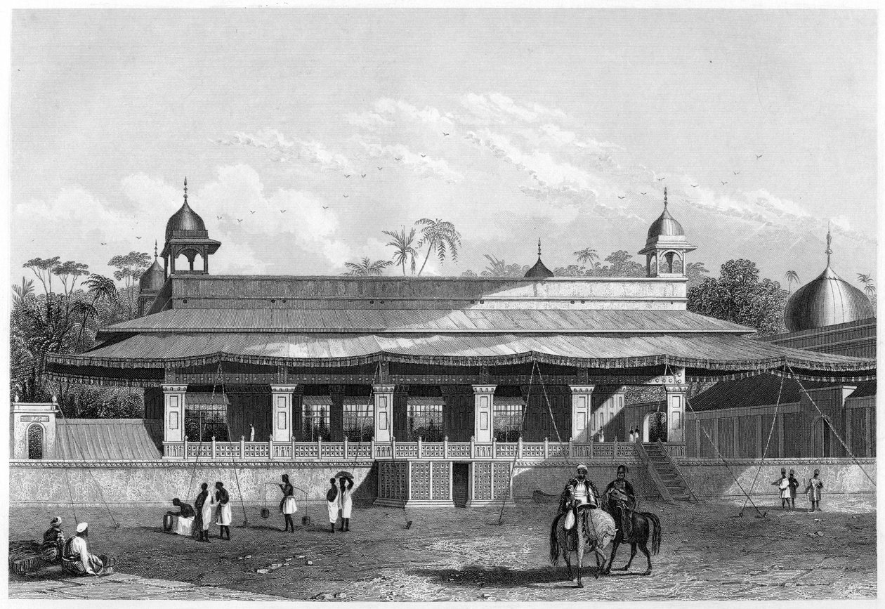 O Dewas Khan, Auditório, Delhi, c1860 de Unbekannt