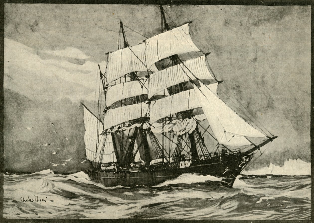 A descoberta sob a vela cheia, 1901. de Unbekannt