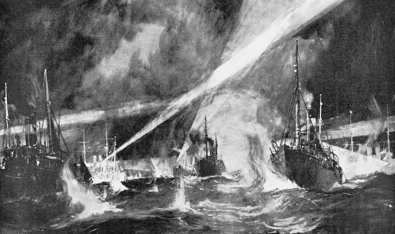 O Incidente Dogger Bank, Guerra Russo-Japonesa, 1904-5 de Unbekannt