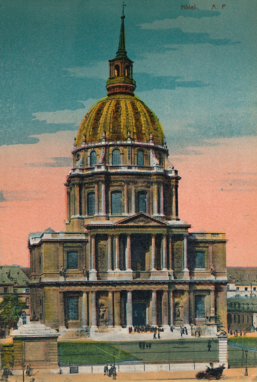 A cúpula de Les Invalides, Paris, c1920 de Unbekannt