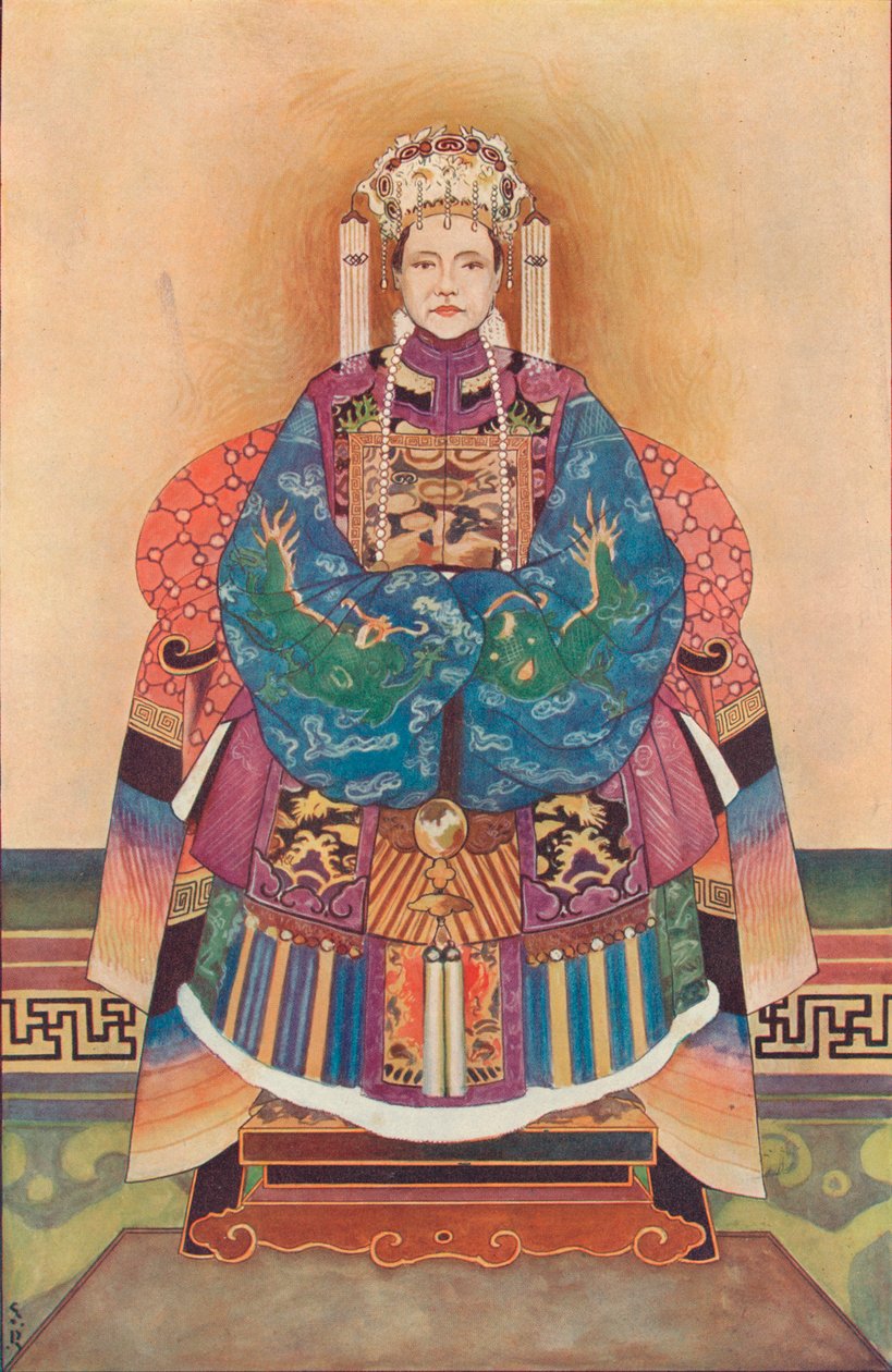 A Imperatriz viúva da China, 1908 de Unbekannt
