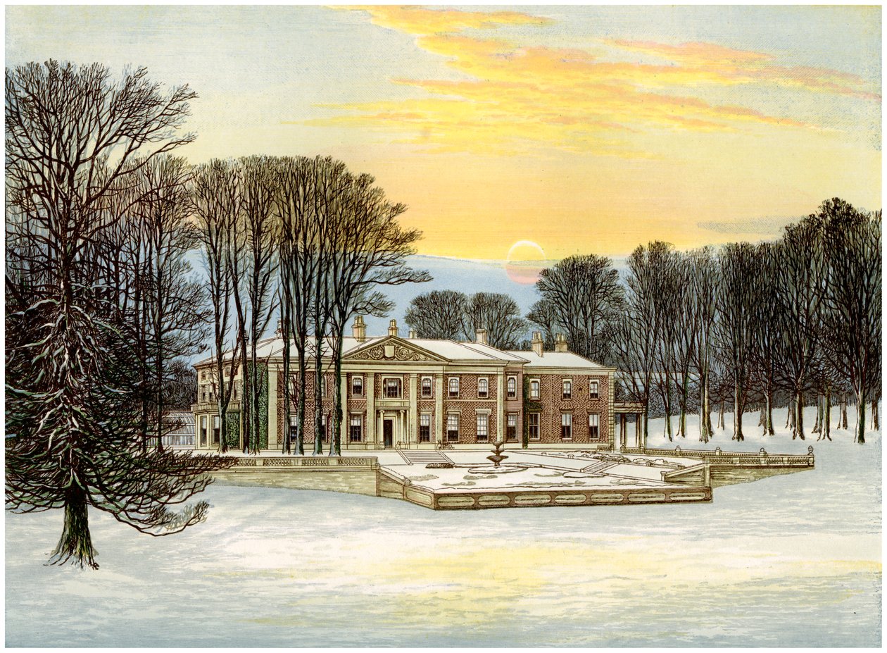 The Down House, Dorset, casa do Baronet Smith-Marriott, c1880 de Unbekannt