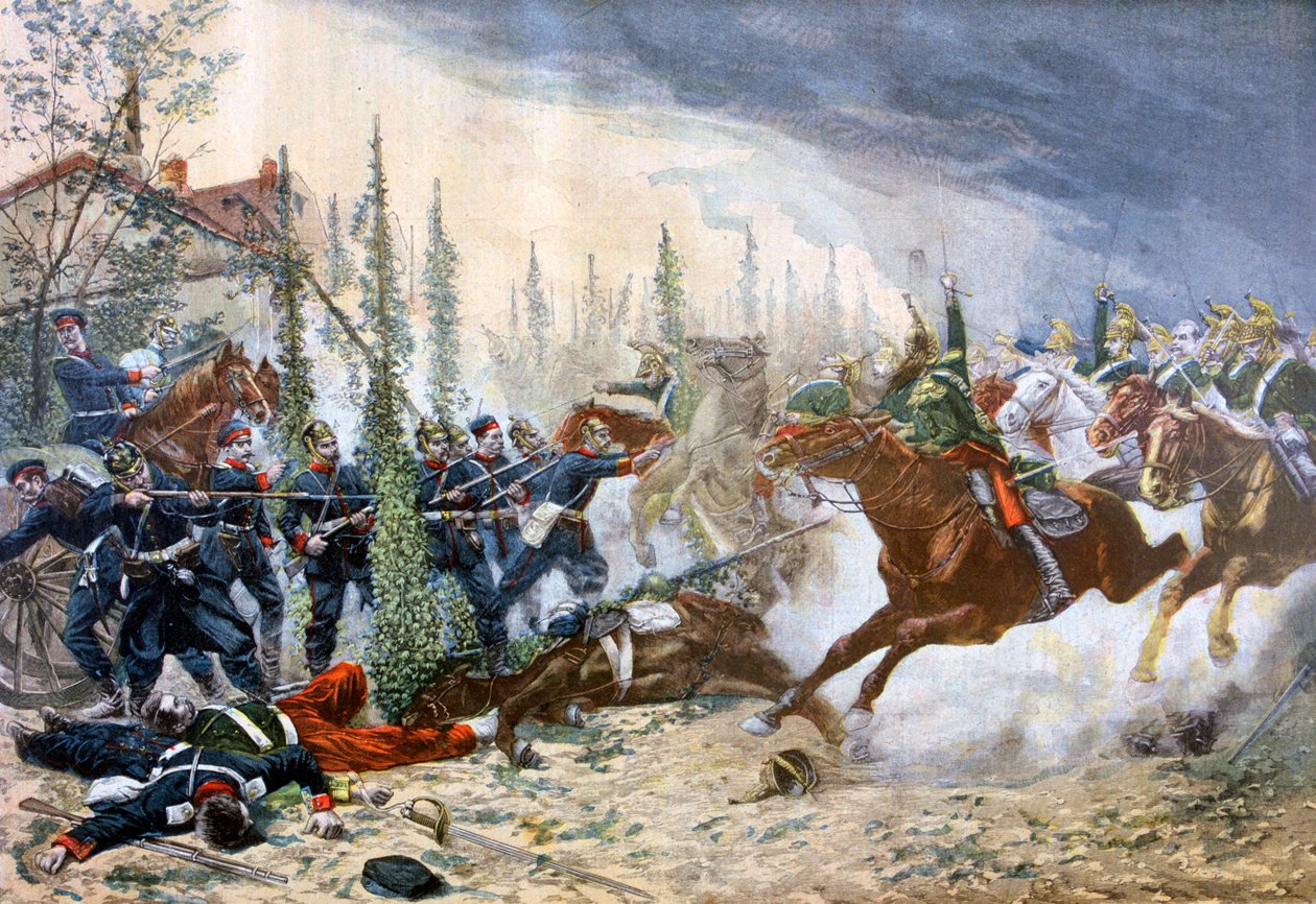 Os Dragões, Batalha de Gravelotte, 18 de agosto de 1870, 1894 de Unbekannt