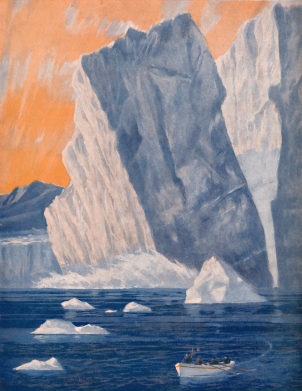 O nascimento dramático de um iceberg gigante, 1935 de Unbekannt