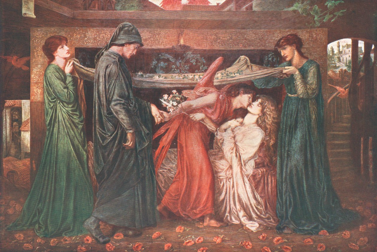 O sonho de Dante, c1871, c1902. de Unbekannt