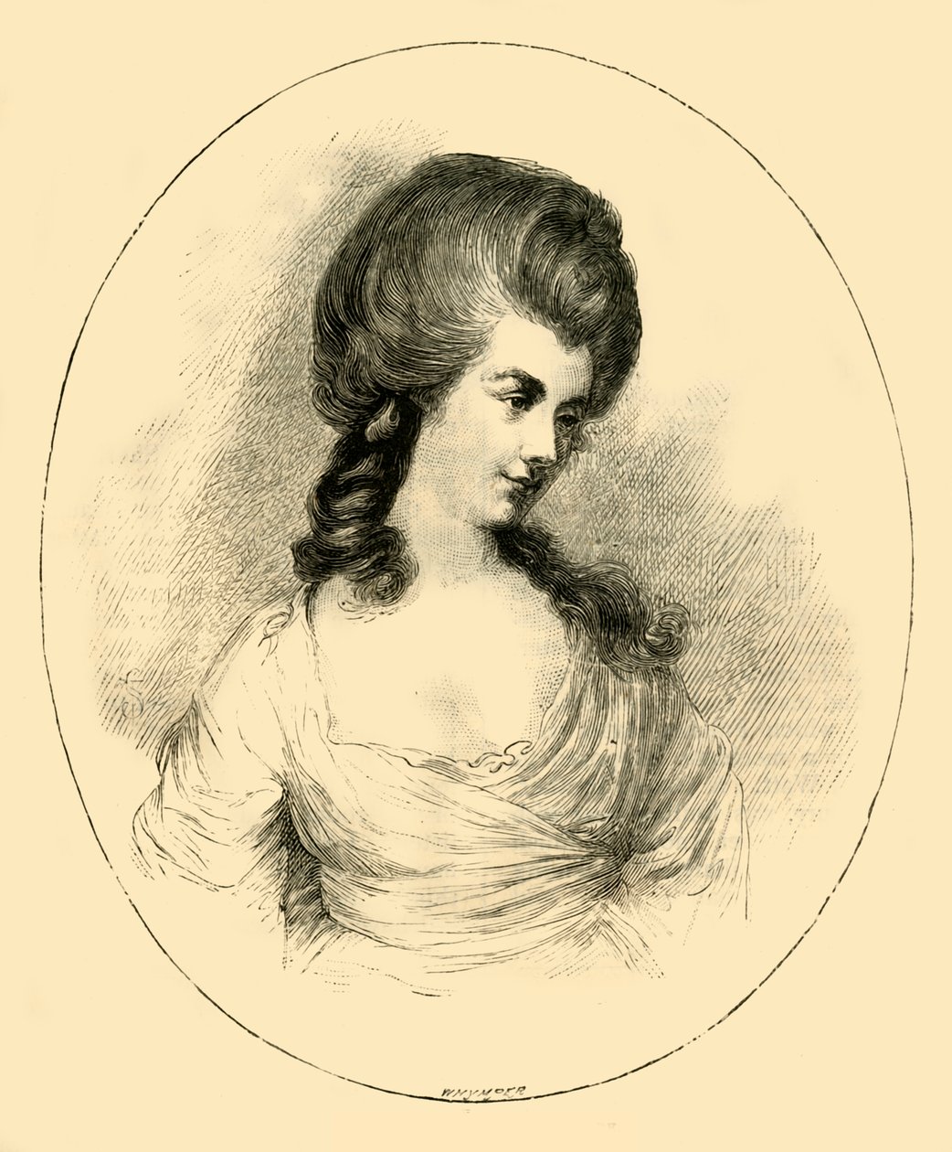 A Duquesa de Devonshire, c1780, 1881. de Unbekannt