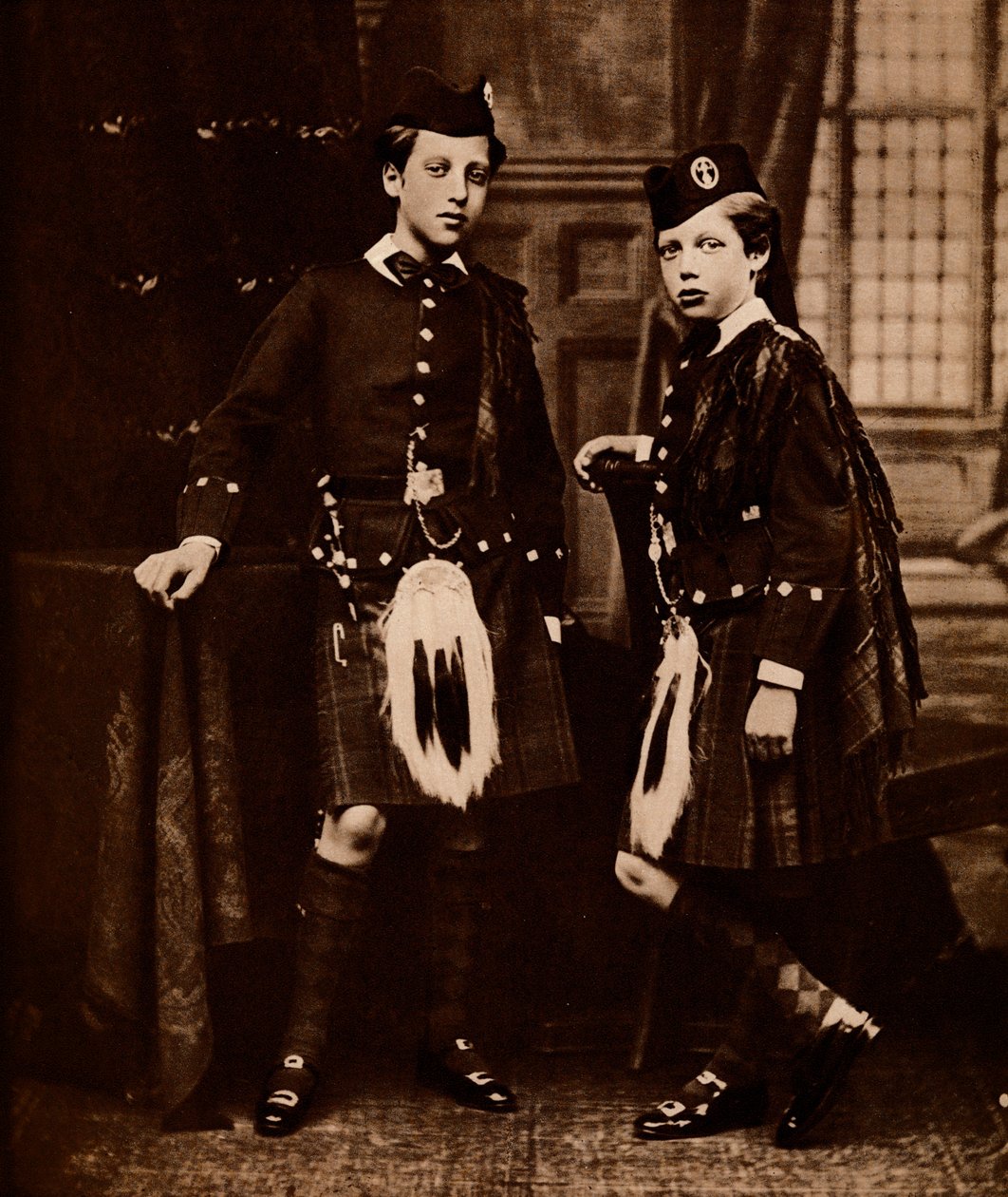 O duque de Clarence e o rei George, 1875 1935 de Unbekannt