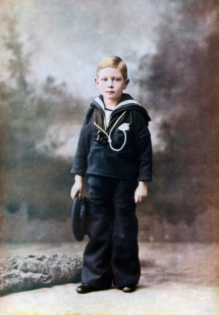 The Duke of York, seis anos de idade, 1901-1902 1923 de Unbekannt