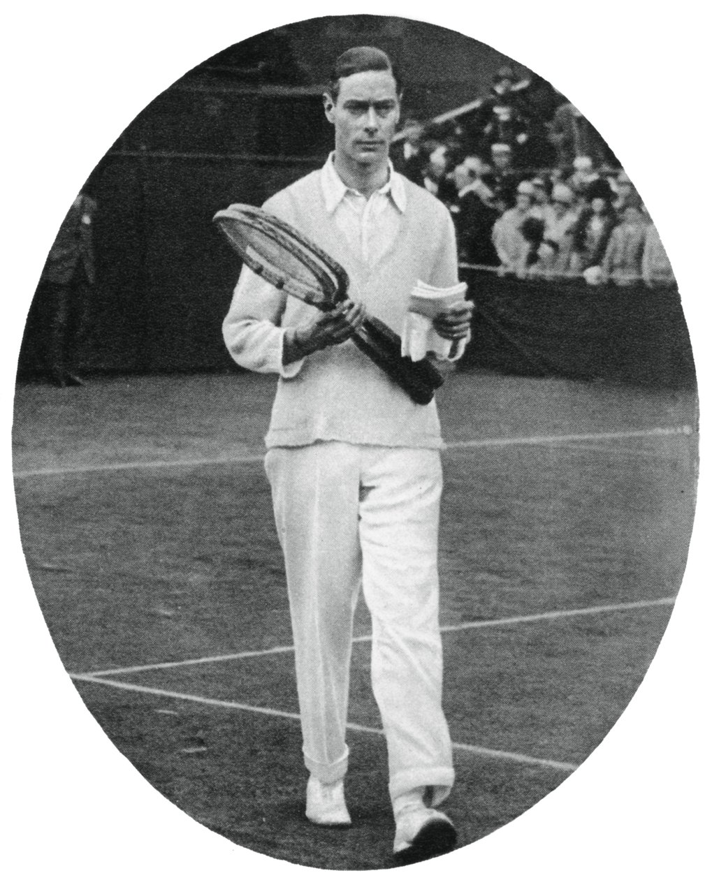 O duque de York, como competidor nos homens, duplica em Wimbledon, 1926, 1937 de Unbekannt