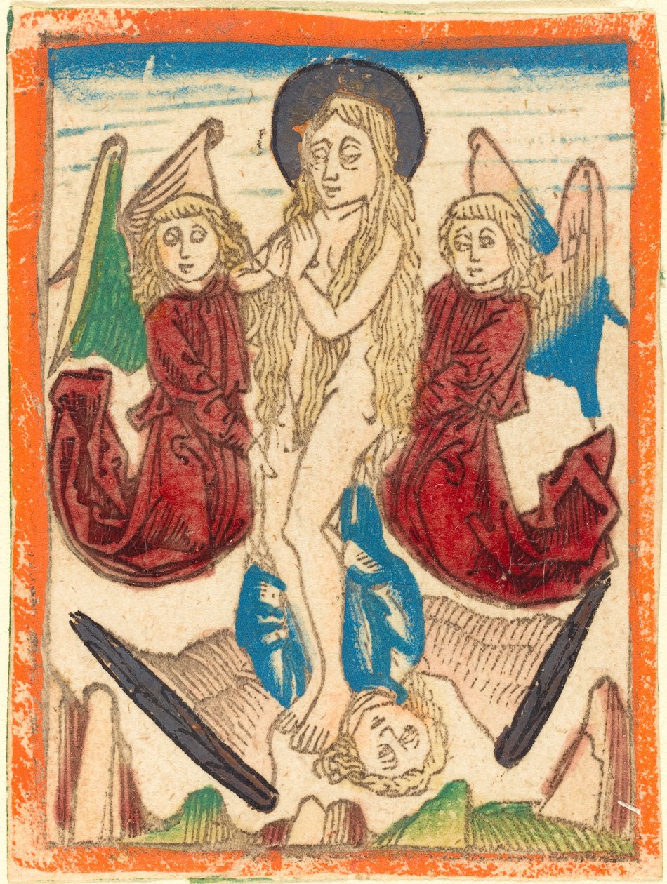 O Êxtase de Maria Madalena, c. 1480. de Unbekannt