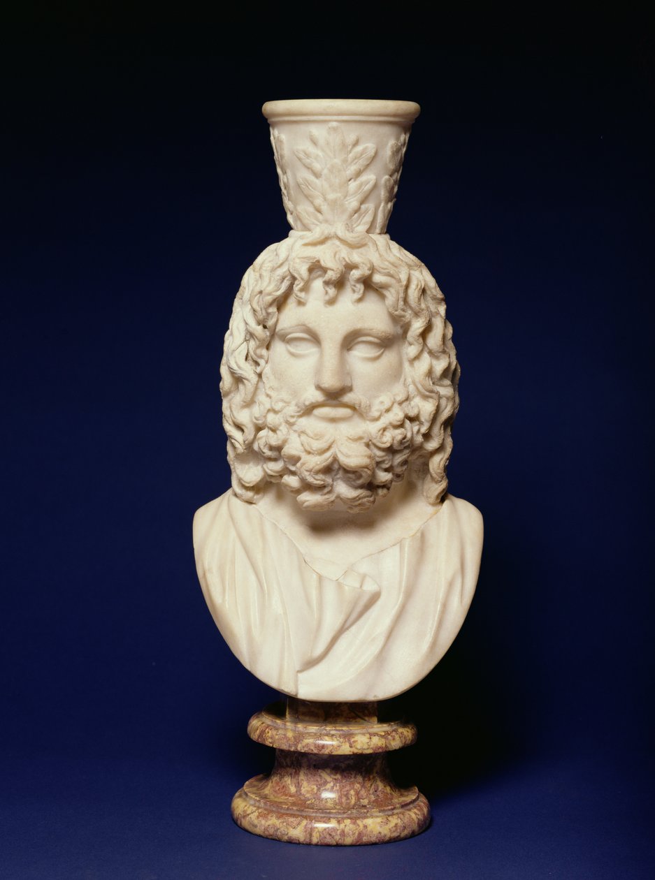 O Deus egípcio Serapis, grego, século II (mármore) de Unbekannt