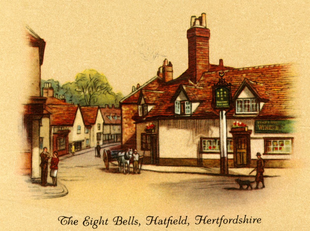 Os oito sinos, Hatfield, Hertfordshire, 1939. de Unbekannt