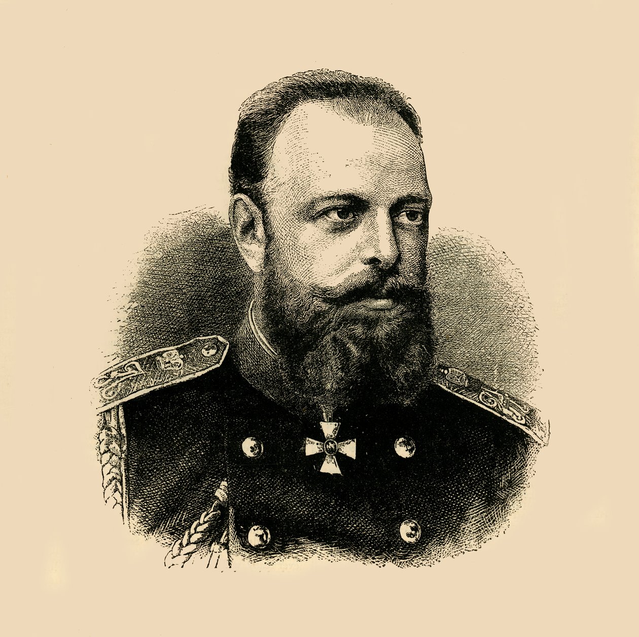 O imperador Alexandre III, 1881. de Unbekannt