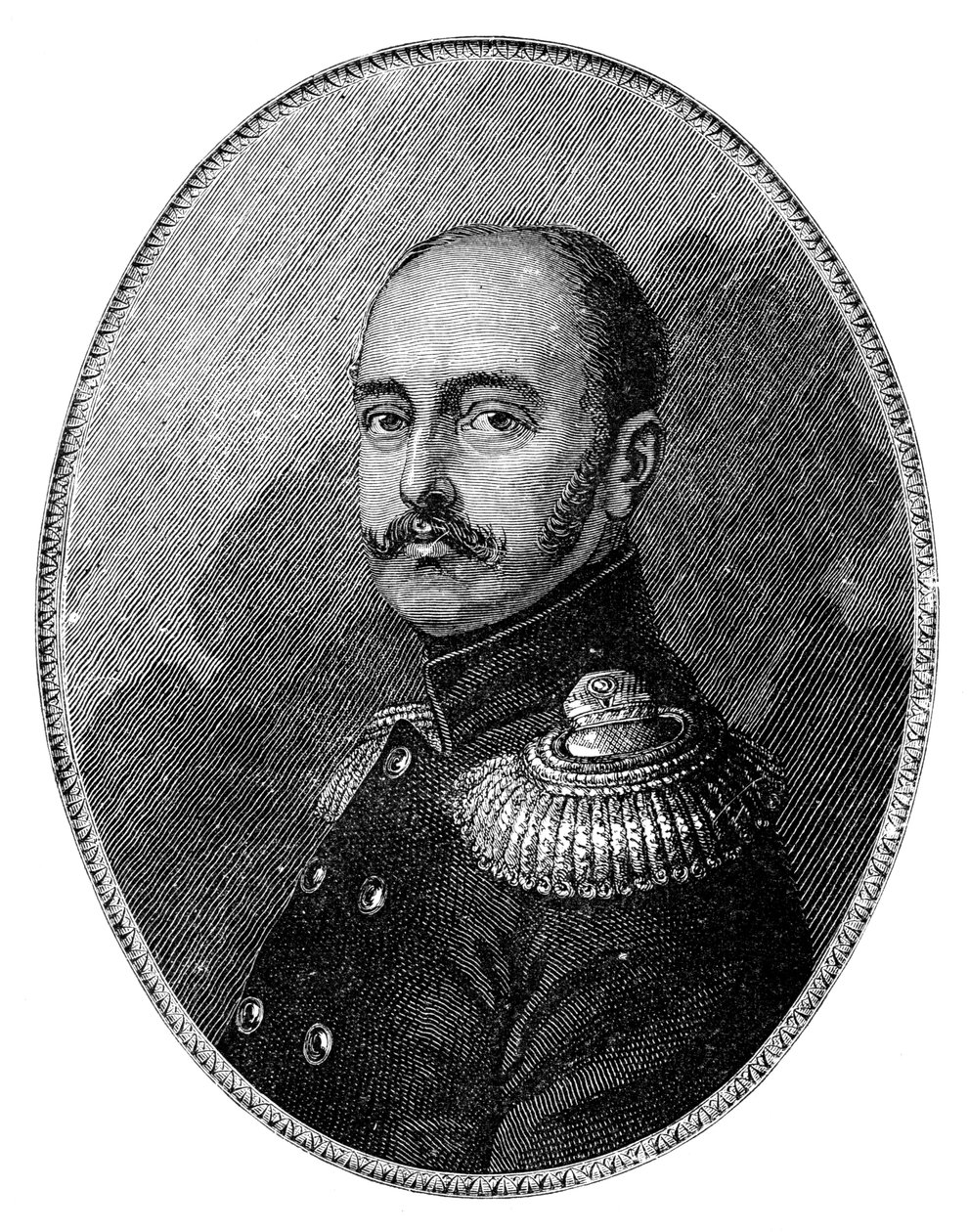 O Imperador Nicolau, 1796-1855, século XIX de Unbekannt