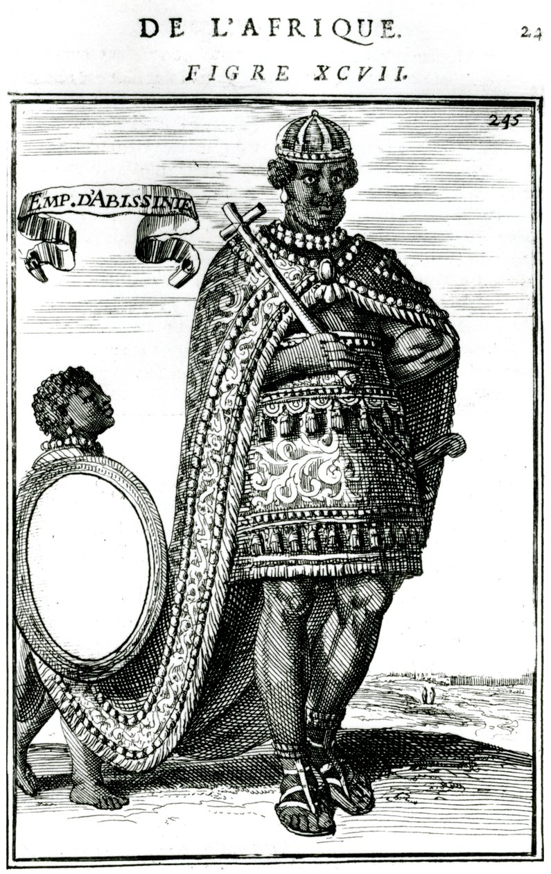 O Imperador da Abissínia, século XVII de Unbekannt