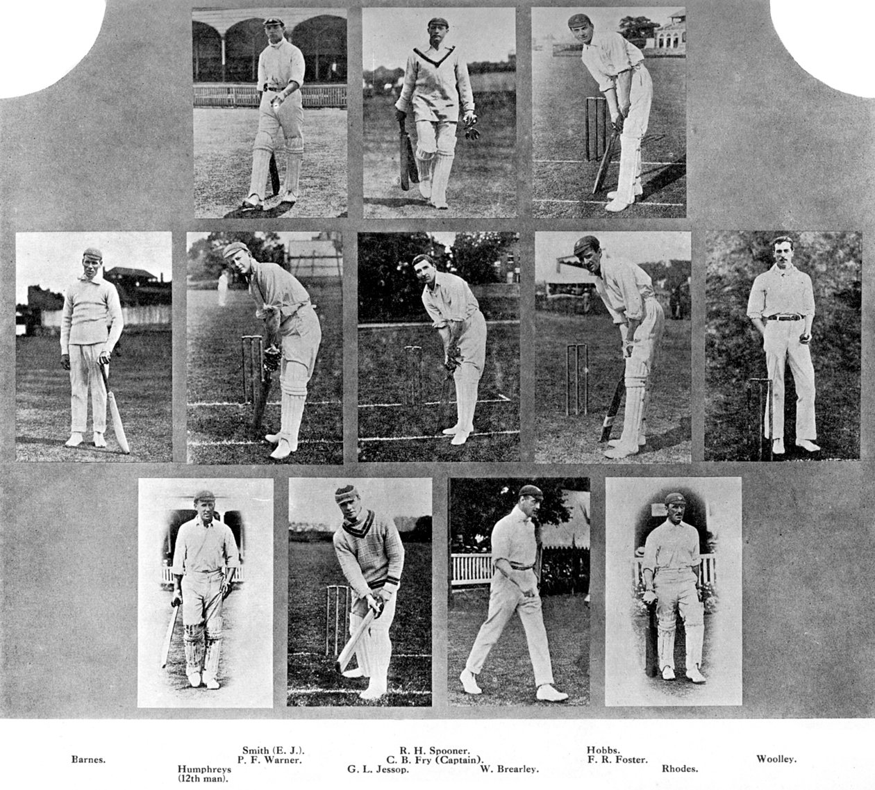A equipe de críquete da Inglaterra de 1912 de Unbekannt