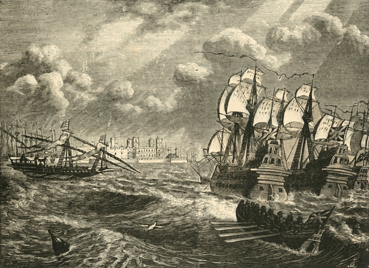 A Frota Inglesa Antes de Cádiz, 1596, 1890. de Unbekannt