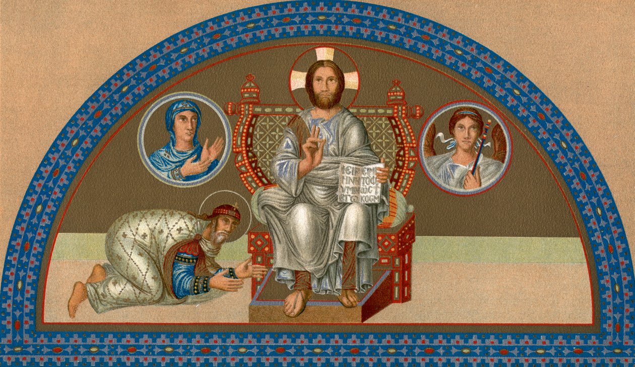 O Cristo Entronizado, 1902 de Unbekannt