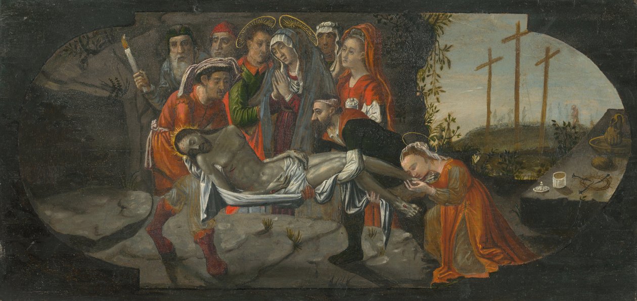 O sepultamento de Cristo de Unbekannt