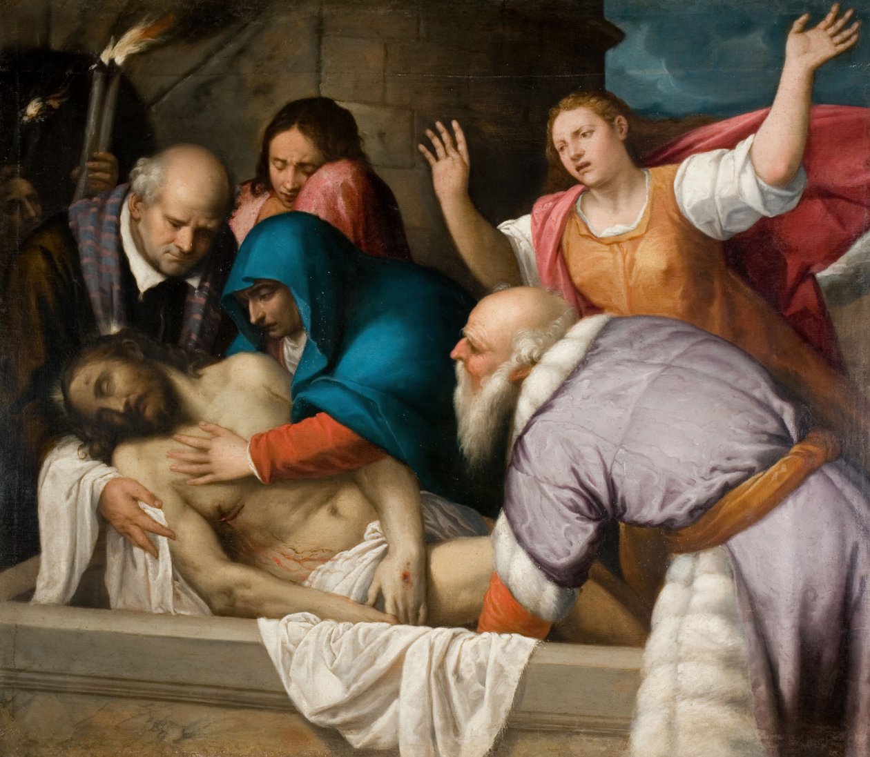 O Sepultamento de Cristo, 1500-1600. de Unbekannt