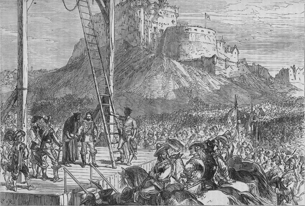A execução de Montrose, c1880 de Unbekannt