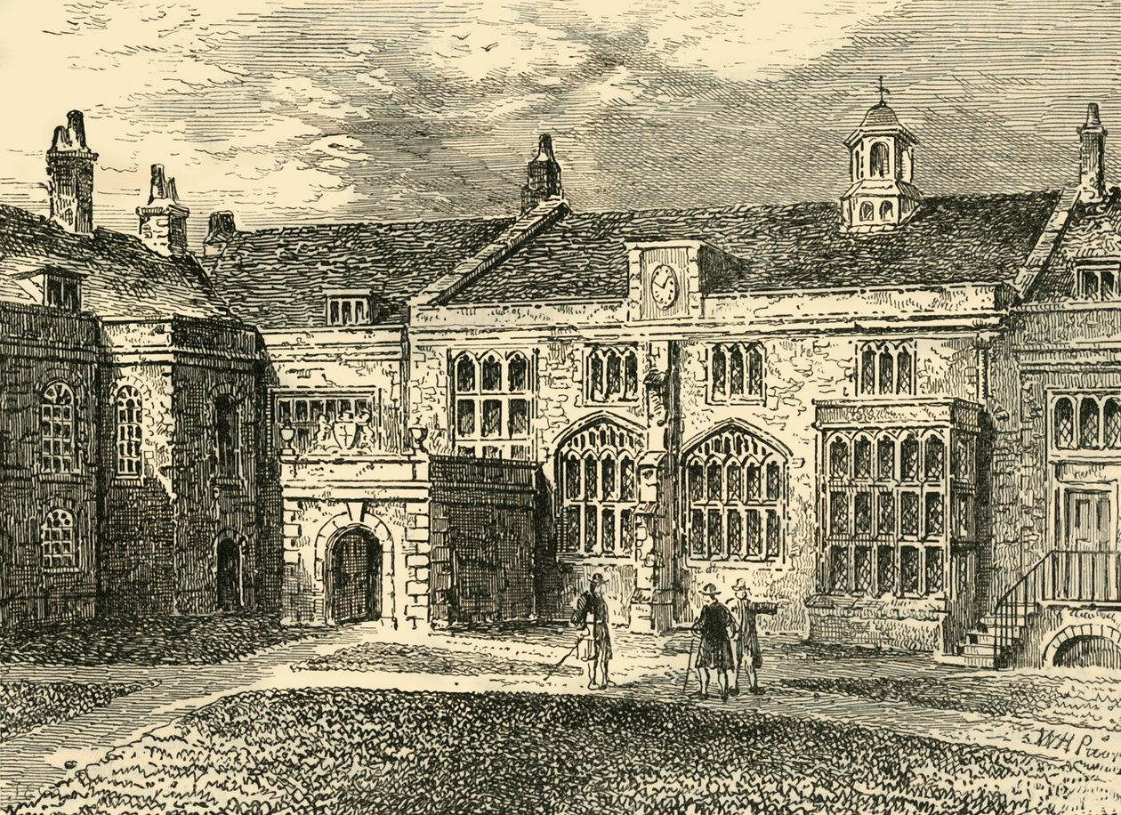 O Exterior do Salão, Charterhouse, c1872. de Unbekannt