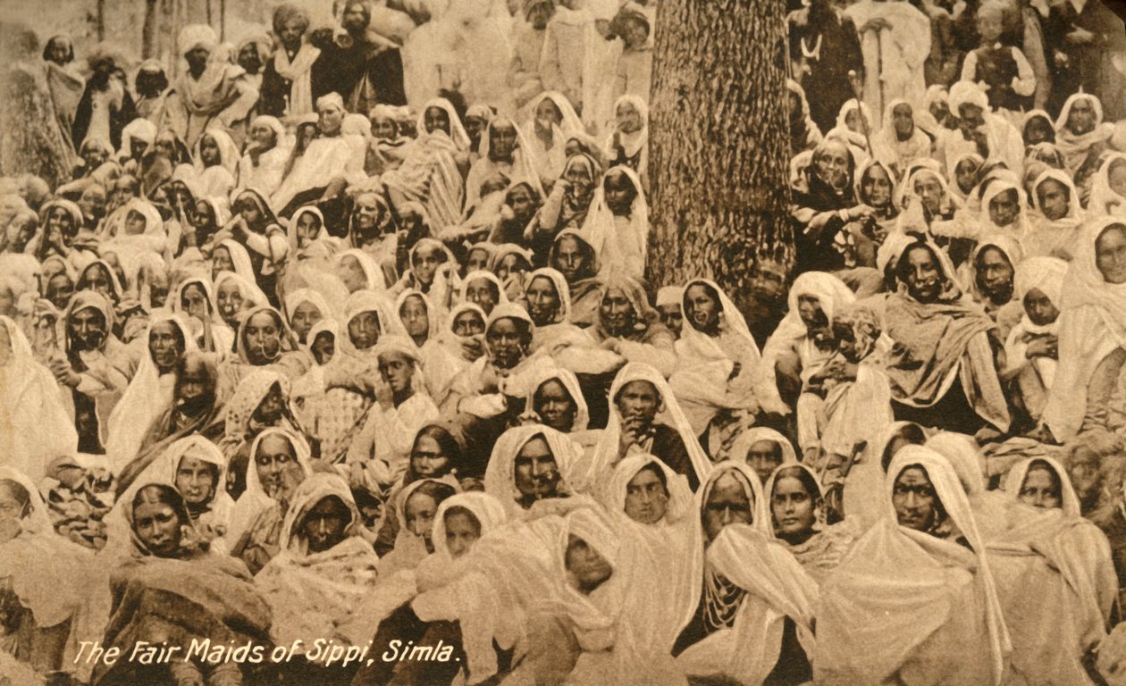 As empregadas domésticas justas de Sippi, Simla, c1918-c1939. de Unbekannt