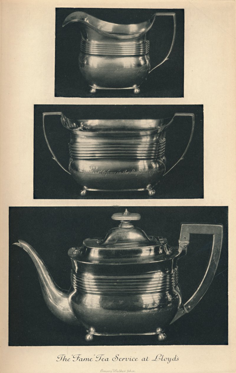 O serviço de chá da fama em Lloyds, c1804, 1928 de Unbekannt