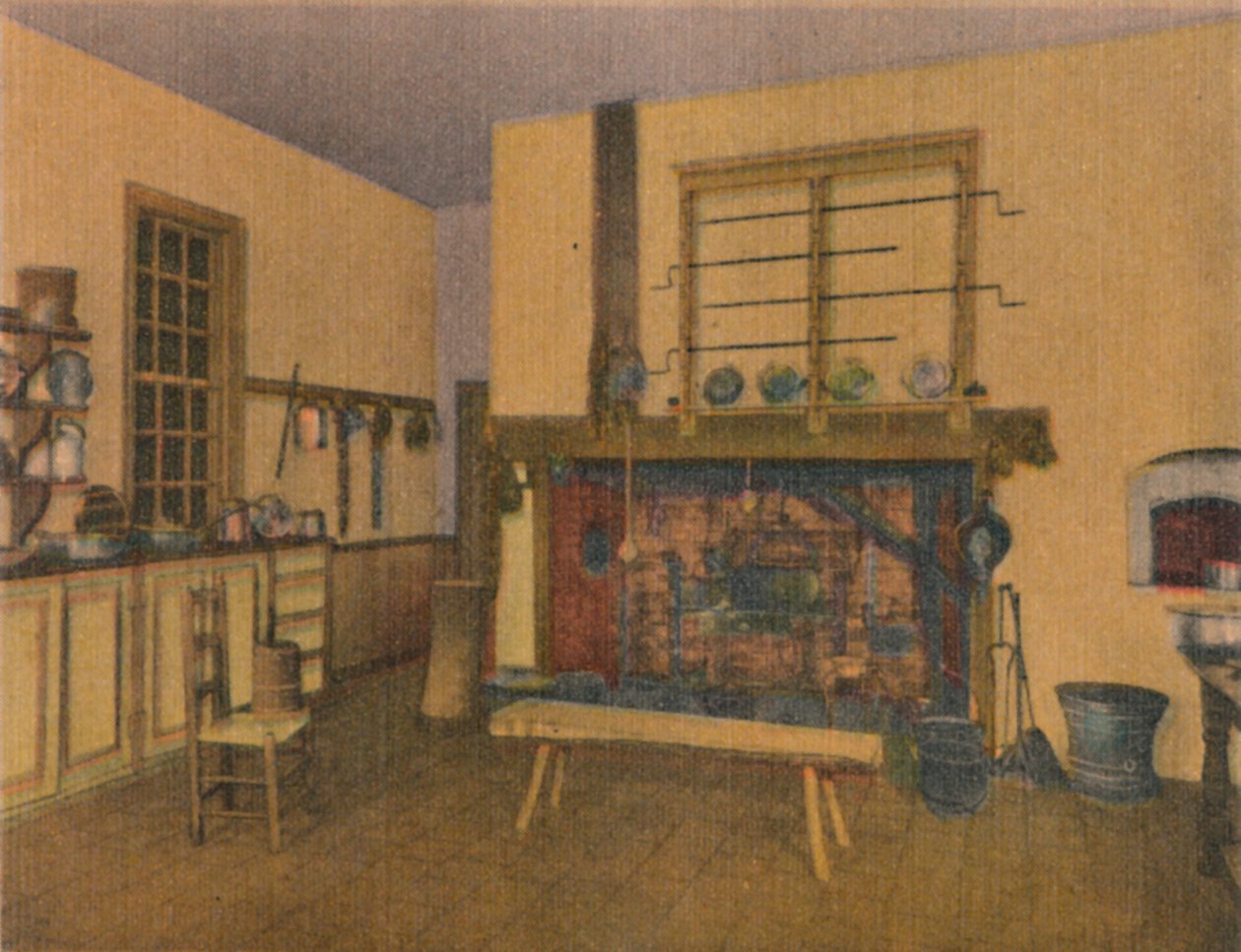 A cozinha da família, 1946 de Unbekannt