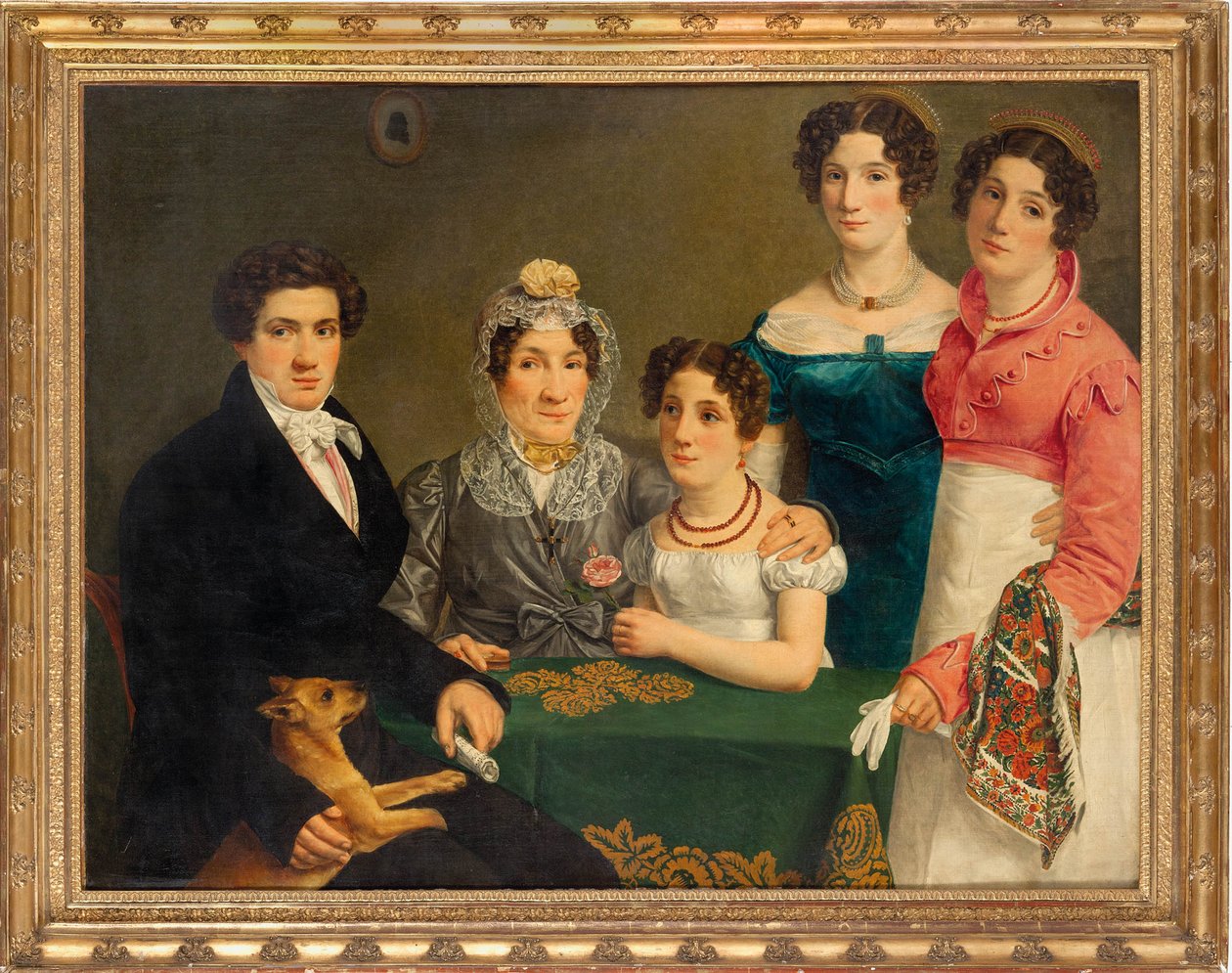 A família do compositor Vincenzo Bellini, primeiro quartel do século XIX.. de Unbekannt
