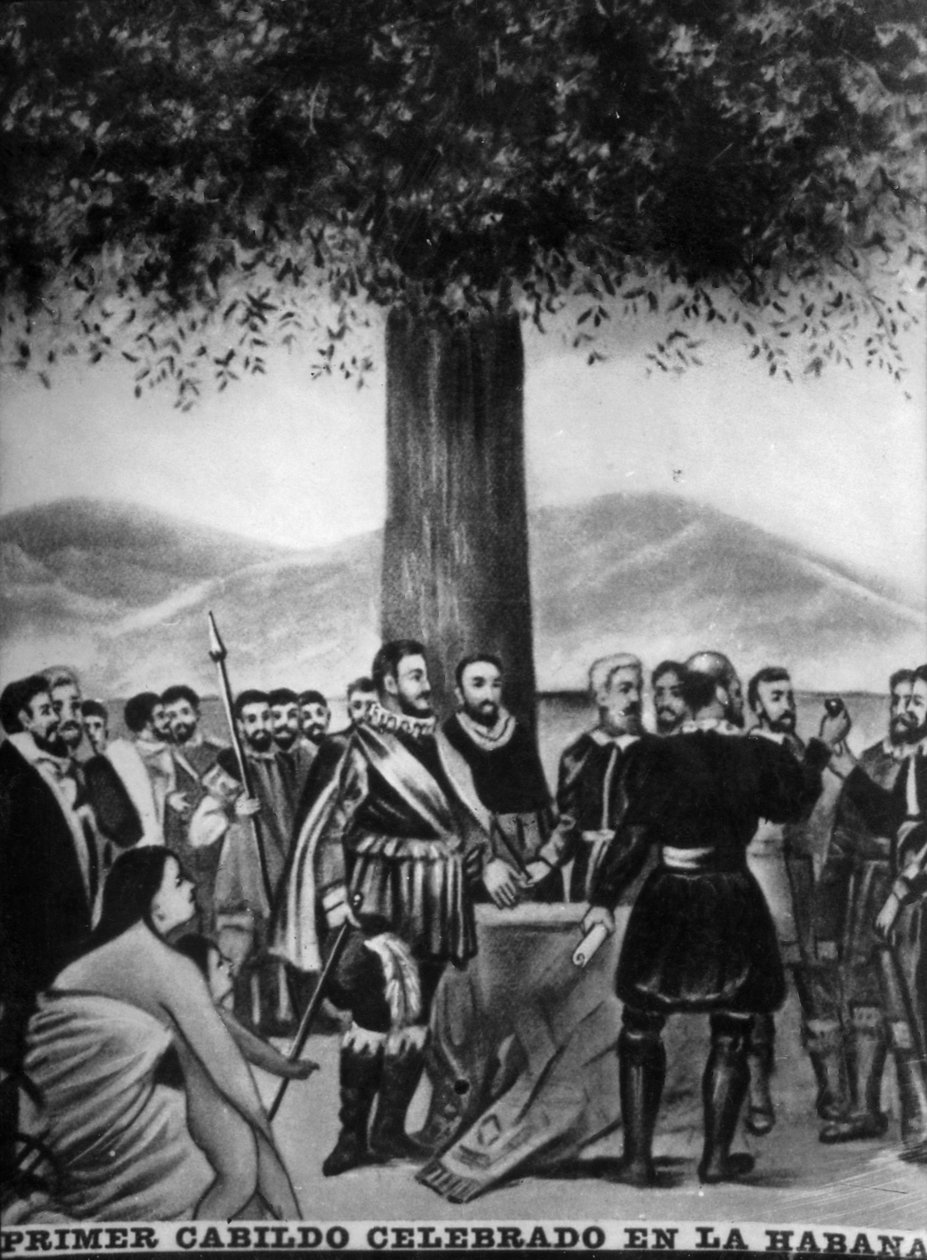O Primeiro Cabildo, 1519, 1920 de Unbekannt