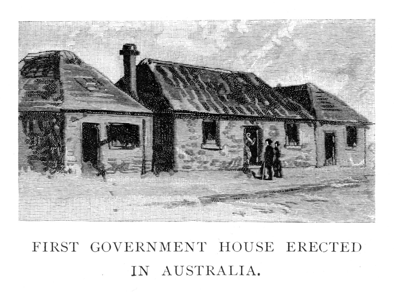 A Primeira Casa do Governo, Sydney, Austrália, 1886 de Unbekannt