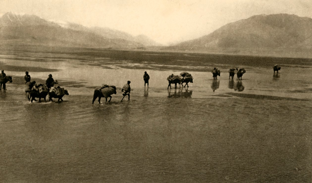 A primeira vista do Monte Everest, c1918-c1939. de Unbekannt