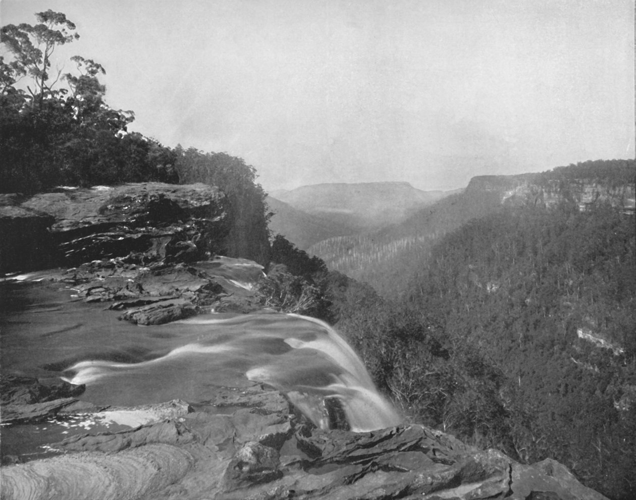 As Cataratas de Fitzroy, século XIX de Unbekannt
