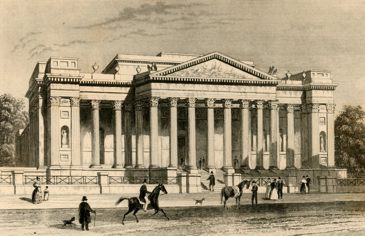 O Museu Fitzwilliam, Cambridge, c1835. de Unbekannt