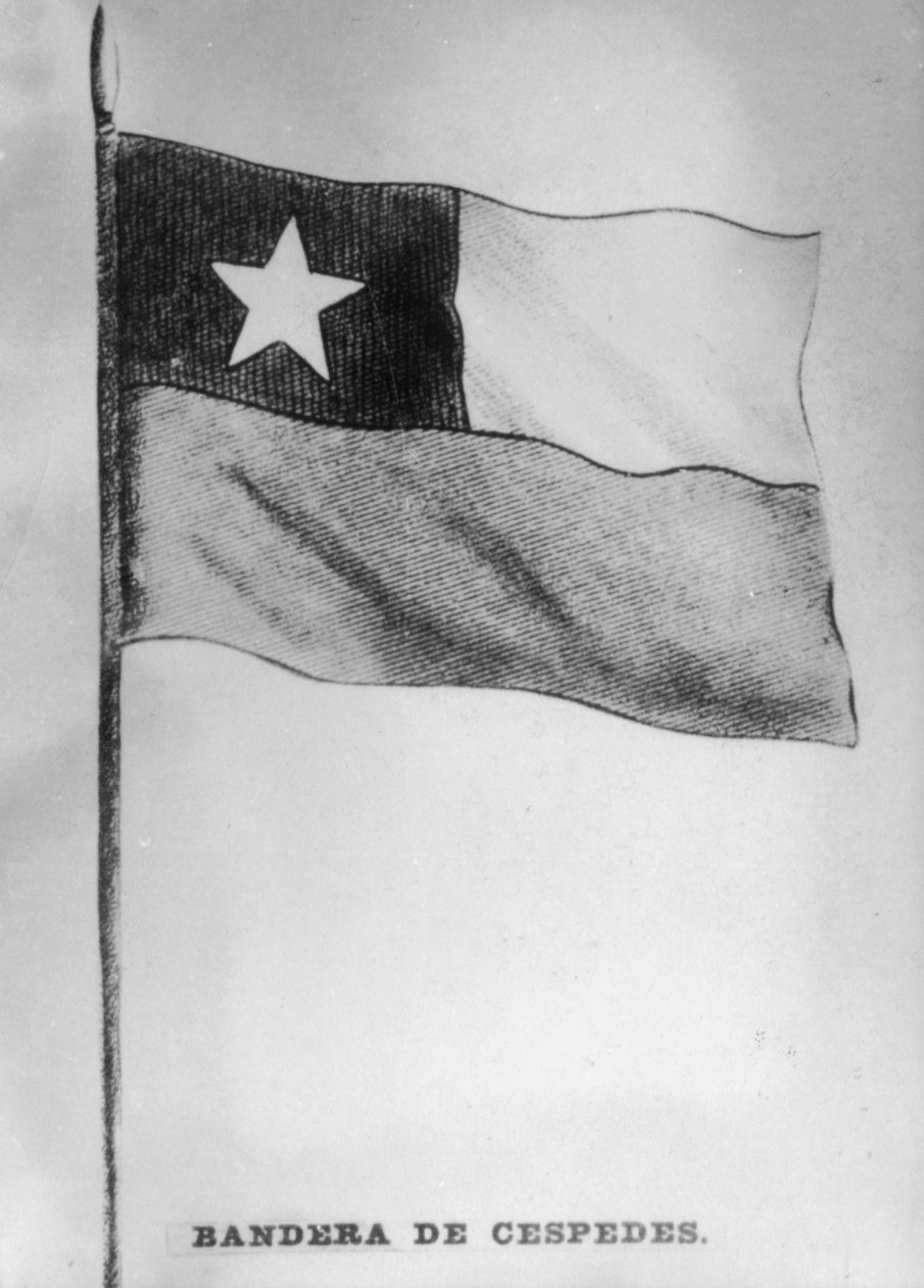A bandeira de Cespedes, 1868, 1920 de Unbekannt