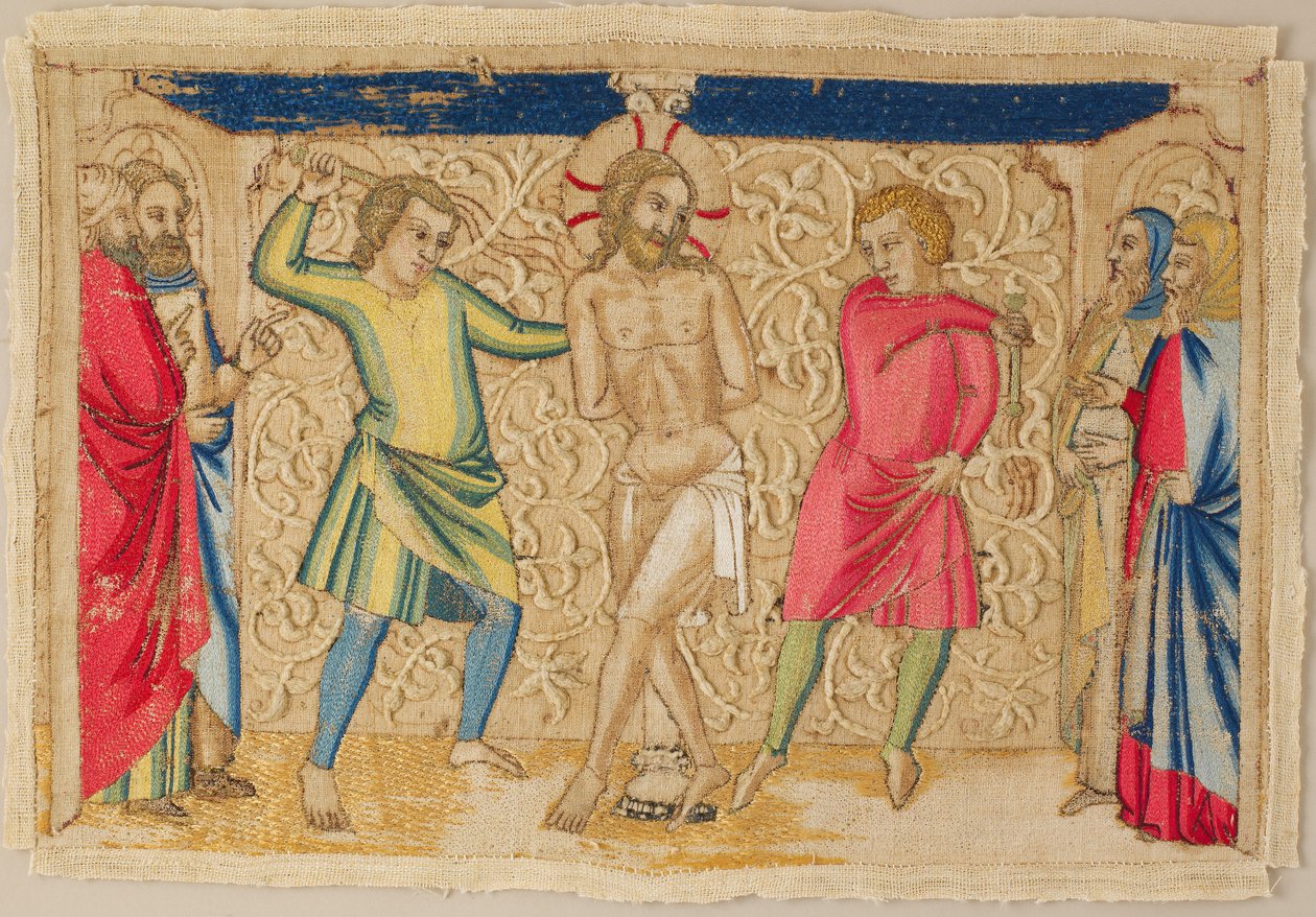 A Flagelação, italiana, meados do século XIV. de Unbekannt