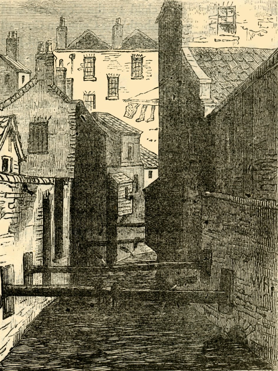 The Fleet Ditch, do Red Lion., C1872. de Unbekannt