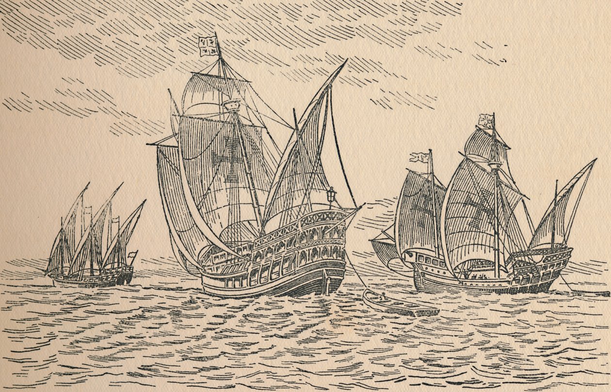 A frota de Colombo, 1916 de Unbekannt