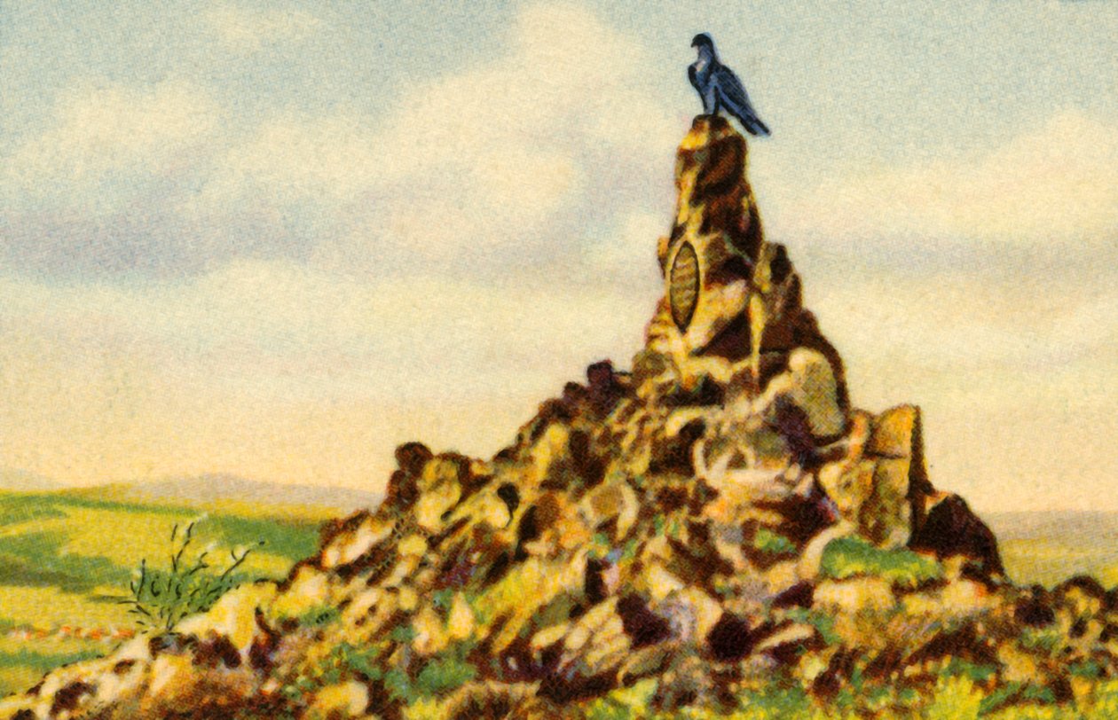 O Fliegerdenkmal, monumento no Wasserkuppe, Hesse, Alemanha, 1932. de Unbekannt