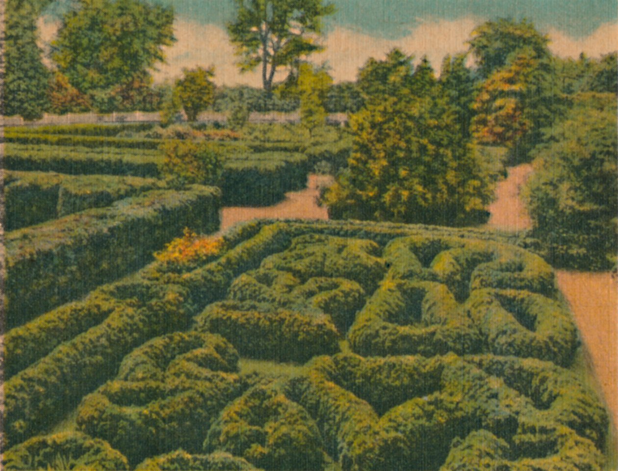 O Jardim de Flores, visão geral, 1946 de Unbekannt