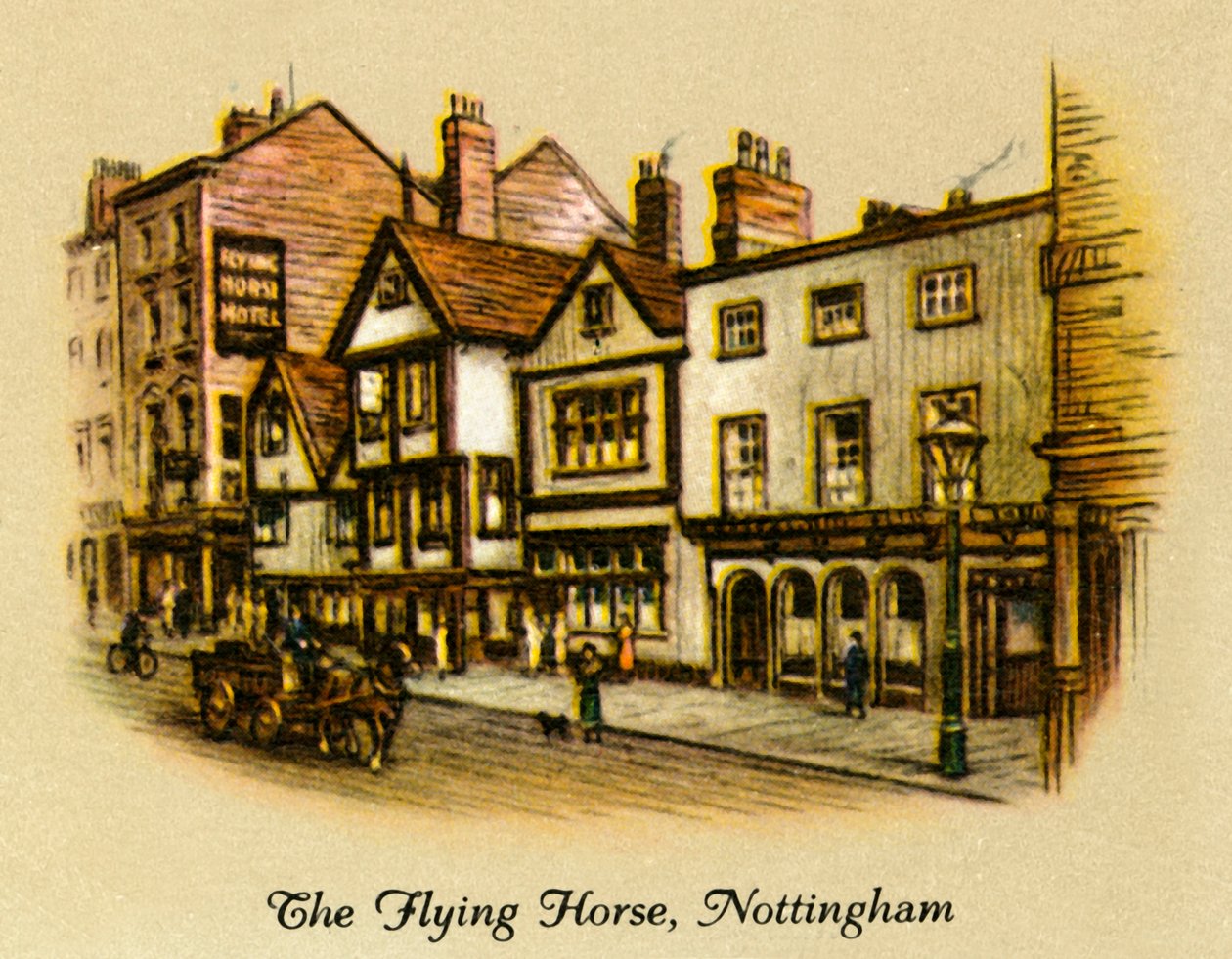 O cavalo voador, Nottingham, 1936. de Unbekannt