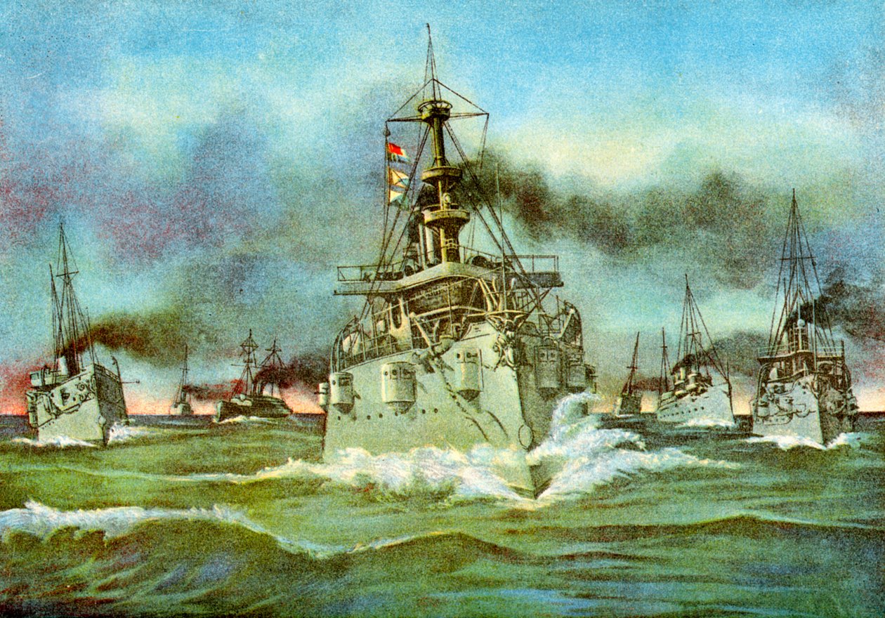 O esquadrão voador, guerra hispano-americana, 1898 de Unbekannt